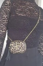 Saint Laurent Lou Leopard Chain 4