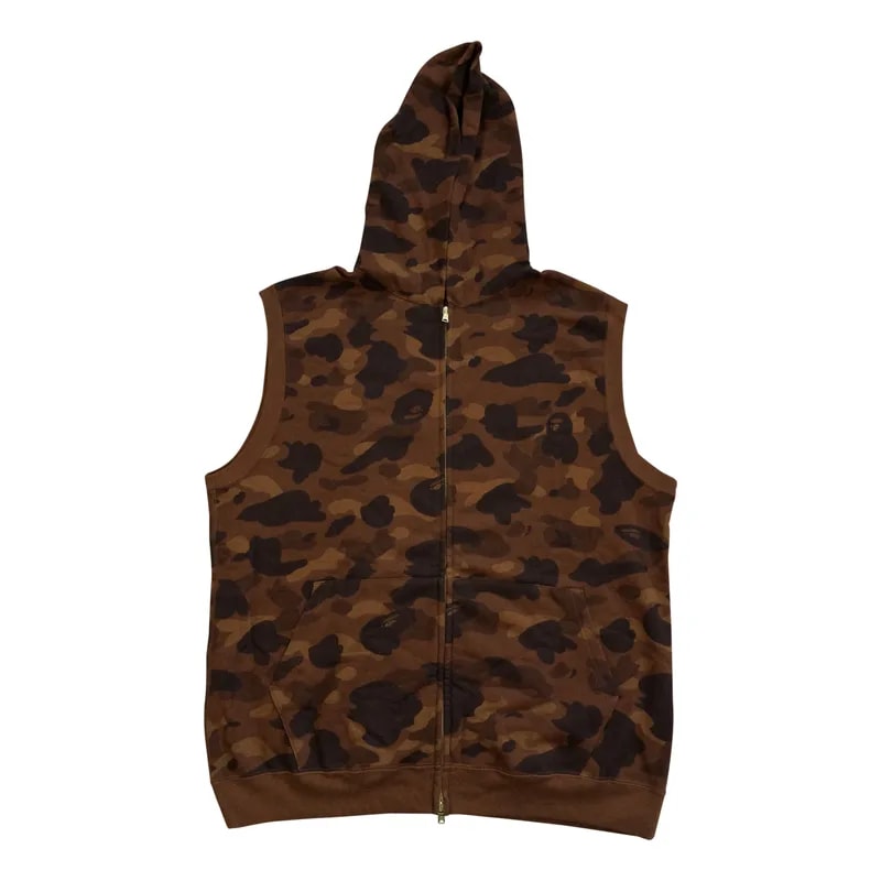 BAPE — OG Bape Camo Sleeveless Hoodie — streetwear — resale