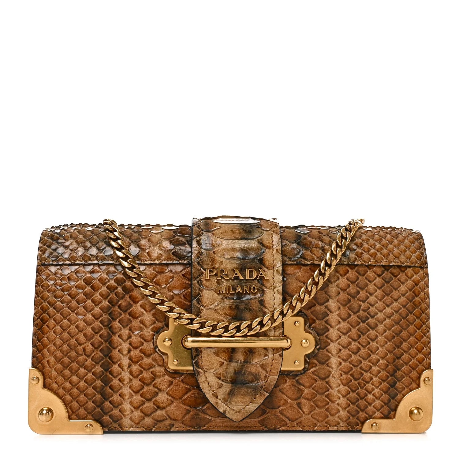 Prada — Cahier Pochette Naturale — Handbag — resale
