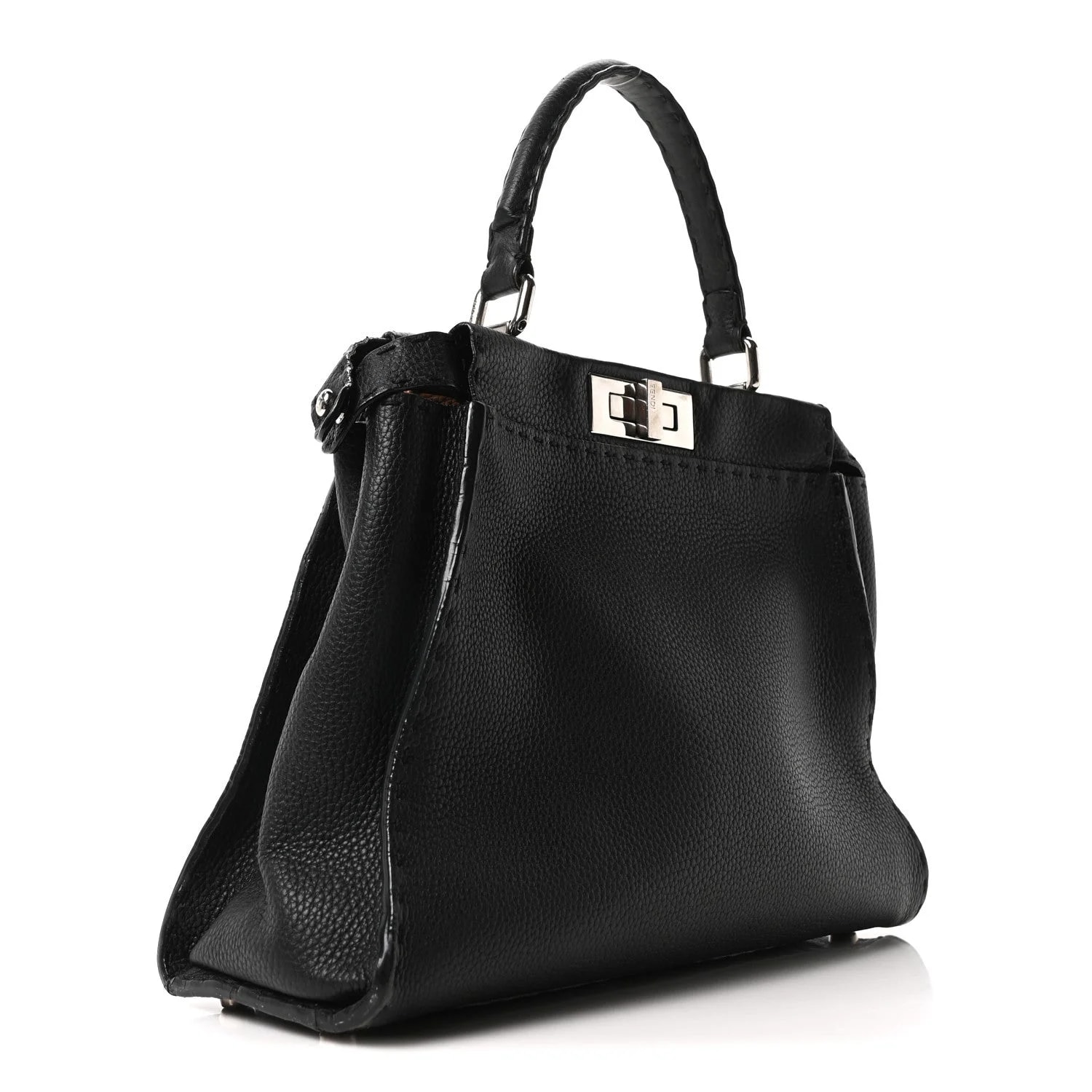 Cuoio Romano Medium Peekaboo Iconic Satchel Mou 3