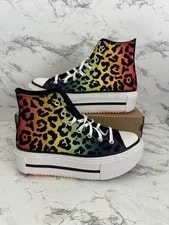 Converse — Converse Chuck Taylor All Star Pride Collection Leopard Print Shoes — Sneaker — resale