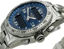 Breitling B-1 A68362 Blue Dial 43mm Quartz Excellent A7385 4