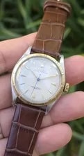 Rolex — 1950's Rolex Oyster Perpetual Ref 6085 Two Tone 34mm — Watch — resale