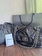 Balenciaga — Balenciaga Monaco Medium Arena Lamb Bags, Popular Brands, High Quality — Handbag — resale