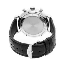 IWC Portofino Chronograph Steel Auto 42mm Black Dial Strap IW3910-08 4