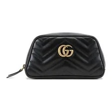 Gucci GG Marmont Logo Quilted Zipper Wristlet 2
