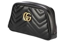 Gucci GG Marmont Logo Quilted Zipper Wristlet 3