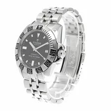 Tudor Hydro Note 2 20030 Black Automatic SS Hydronote Date 2