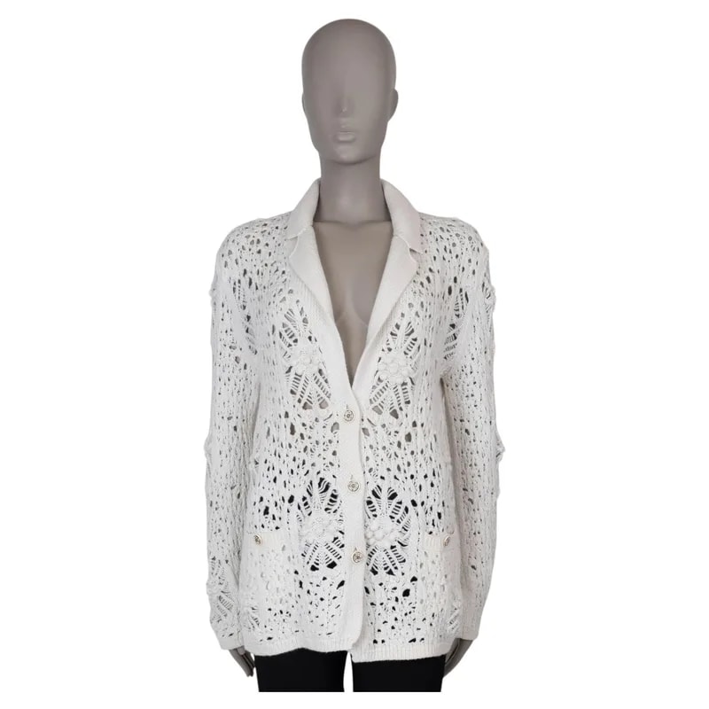Chanel — Chanel 22C Dubai Chunky Open Jacket — Clothing — resale