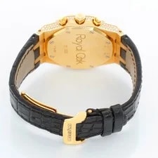 Audemars Piguet Royal Oak Chronograph 26068BA.ZZ.D08 Pave 18k Yellow Gold 3