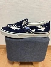 9.5US Vans Marijuana Ganja Pattern Slip-Ons 27.5Cm Discontinued LTD Col 2