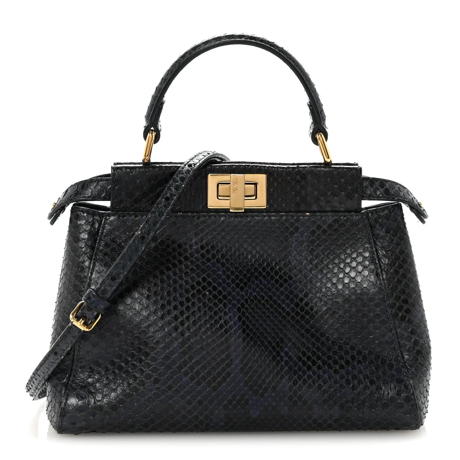 Shiny Mini Peekaboo Iconic Satchel Jeans 2