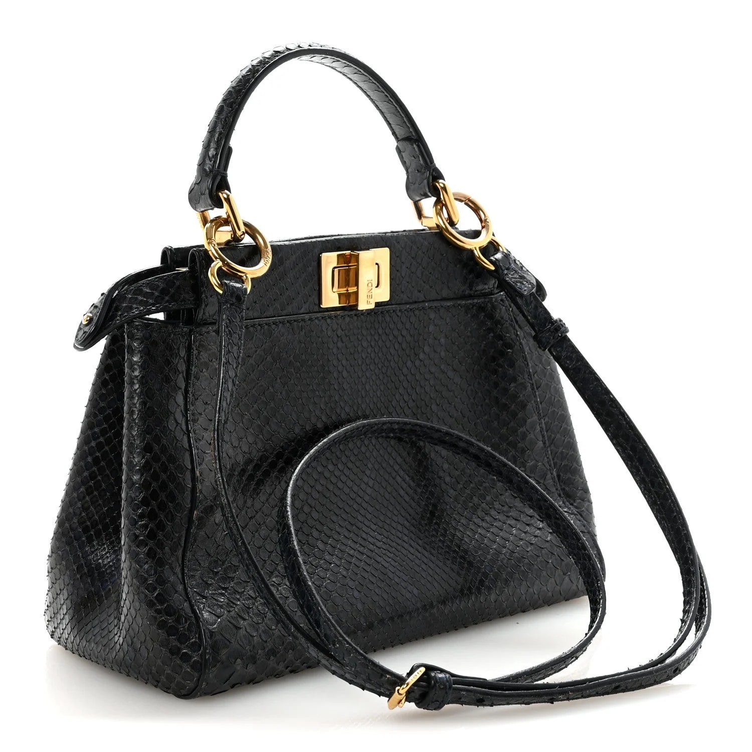 Shiny Mini Peekaboo Iconic Satchel Jeans 4