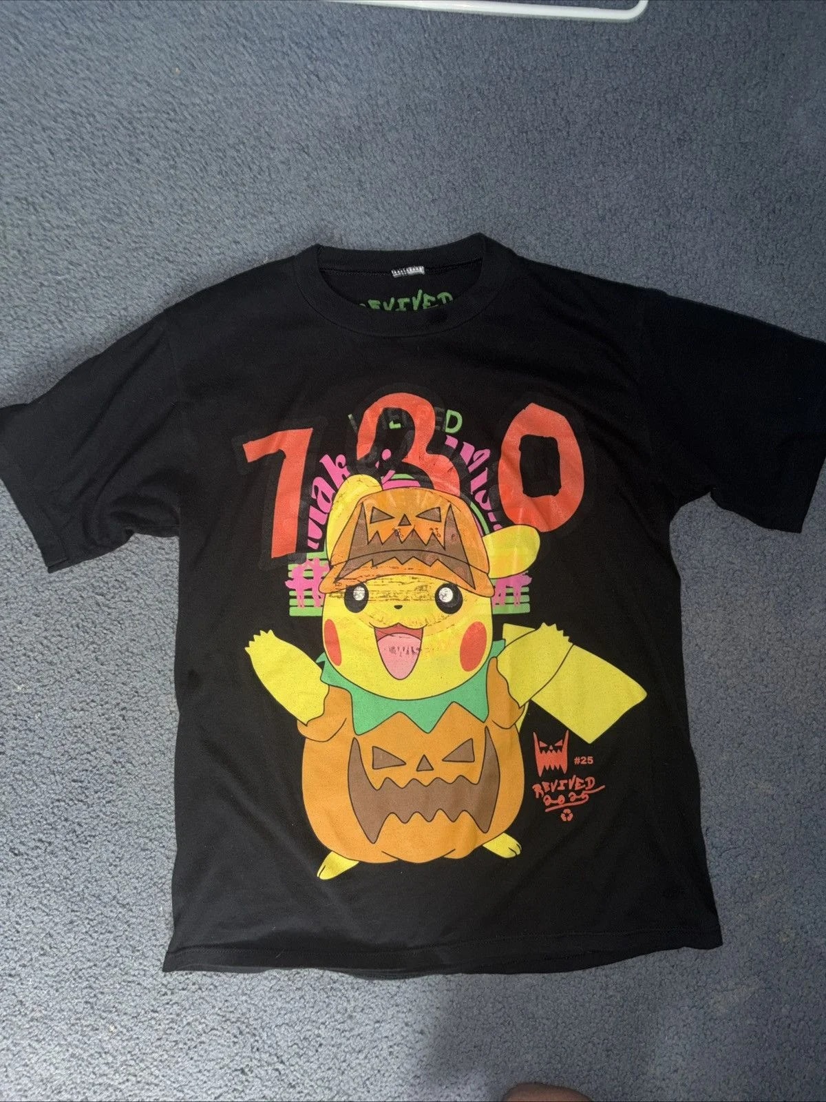 Pokemon — 1 of 1 Asspizza Pikachu Pokemon Revived T-Shirt — streetwear — resale