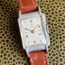 Tudor Ref. 961 Rectangular Art Deco Manual Wind 2
