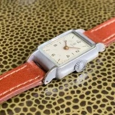 Tudor Ref. 961 Rectangular Art Deco Manual Wind 4