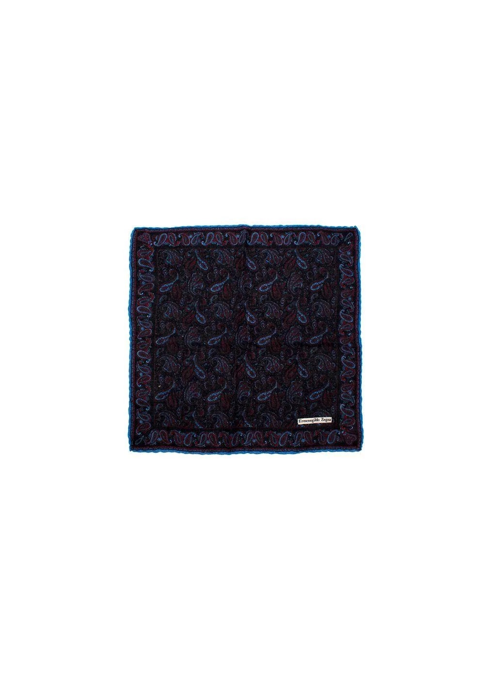 Ermenegildo Zegna — Paisley Pocket Square — Accessory — resale