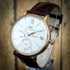 IWC Portofino ’S IW510107 Swiss Mechanical 18k Rose Gold Case 45mm 2