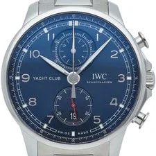 IWC — IWC Portugieser Yachtgraph Chronograph Blue IW390701 Stainless Steel mensWat... — Watch — resale