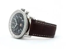Breitling Montbrillant Eclipse Black Dial Moonphase Chronograph Steel A43030 3