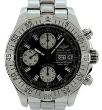 Breitling 42mm Super Ocean 500M Black Dial Auto Chrono B+P! A13340! 4