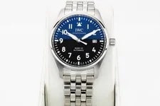 IWC Pilot's Mark XX 40mm Black Dial Bracelet 3