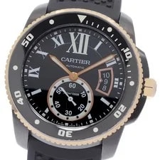 Cartier — Cartier Calibur-de- Diver W2CA0004 Date Black Dial Automatic 's_961081 — Watch — resale