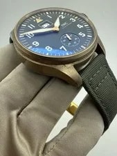 2020 IWC Big Pilot Bronze Big Date Green Dial 46mm Manual IW510506 B+P 3