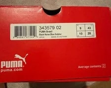 Puma Brasil /Norse /Sulphur Size 10 Style 343579-02 3