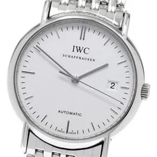 IWC Schaffhausen — IWC Schaffhausen Portofino IW353303 Date White Dial Automatic Watch_965557 — Watch — resale