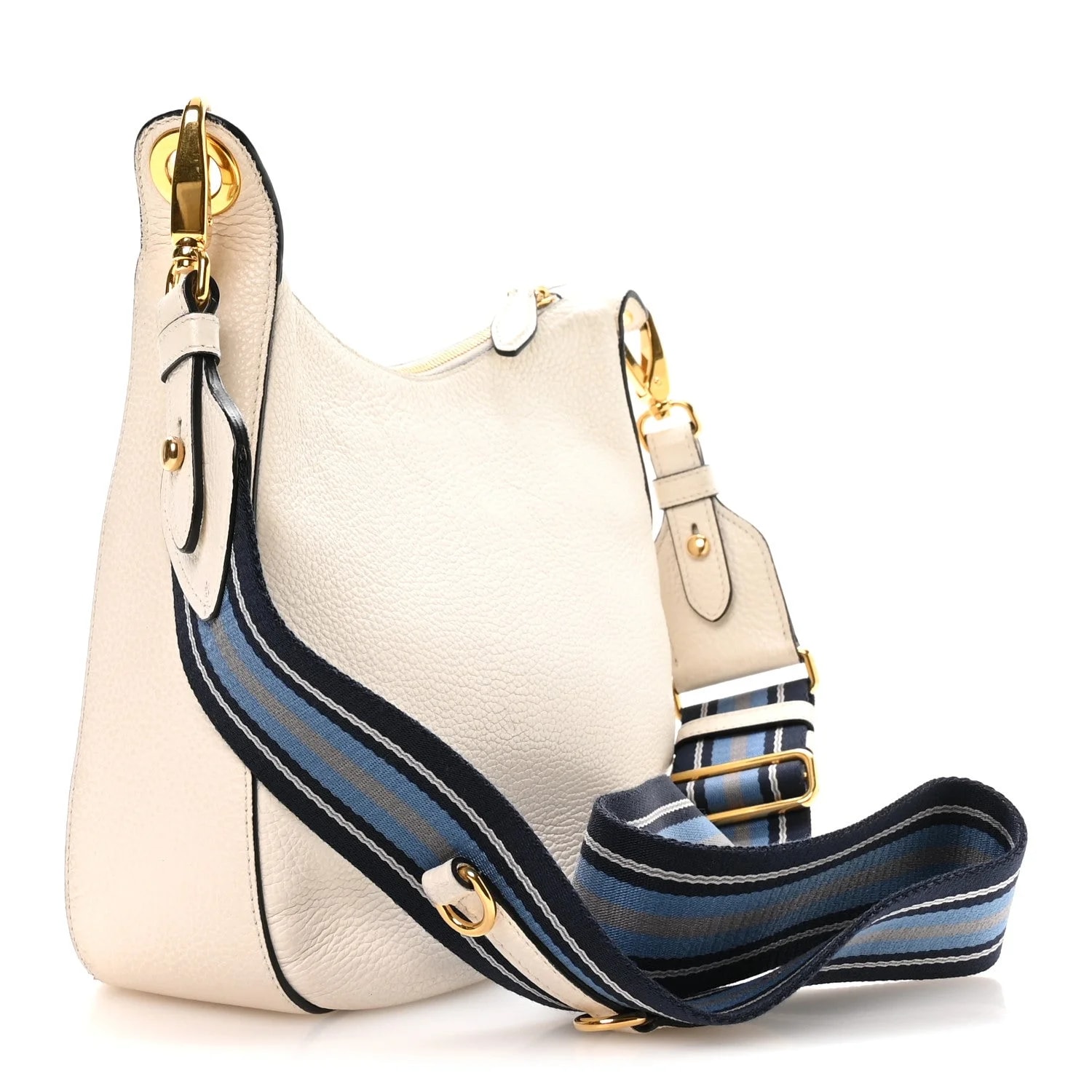 Vitello Phenix Zippered Messenger Hobo 3