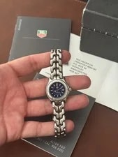 TAG Heuer — Tag Heuer Professional Blue WG131A Stainless Steel Booklet Box — Watch — resale