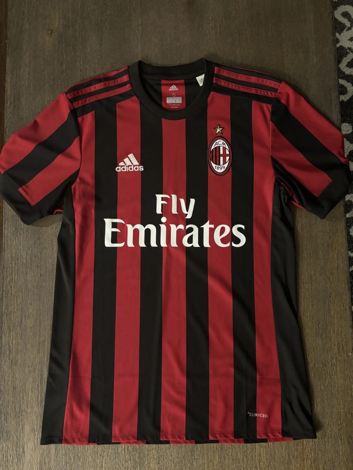 Adidas — AC Milan 2017/18 Adidas Home Kit — streetwear — resale