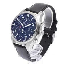 IWC — IWC Pilot's Watches IW377709 43mm SS Black #C20411 — Watch — resale