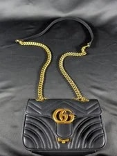 Authentic Gucci Marmont Mini Matelassé in 3