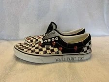 Vans IT House of Terror Pennywise Horror Checker Shoes Size 9 ’s 4