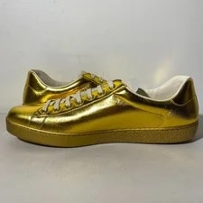 Size 12 - Gucci Ace Metallic 599147 Interlocking G Logo Ships Fast! 3