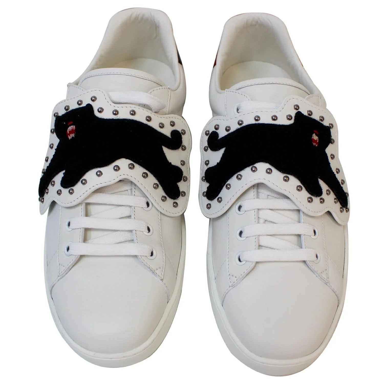 Gucci Ace Low-Top With Removable Patches 477107 US 9 3