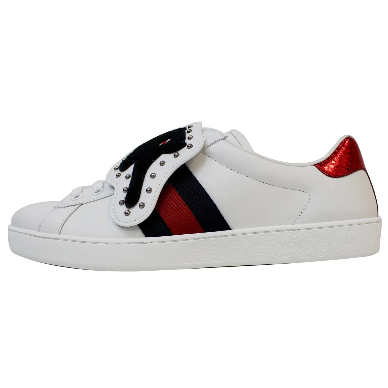 Gucci Ace Low-Top With Removable Patches 477107 US 9 4