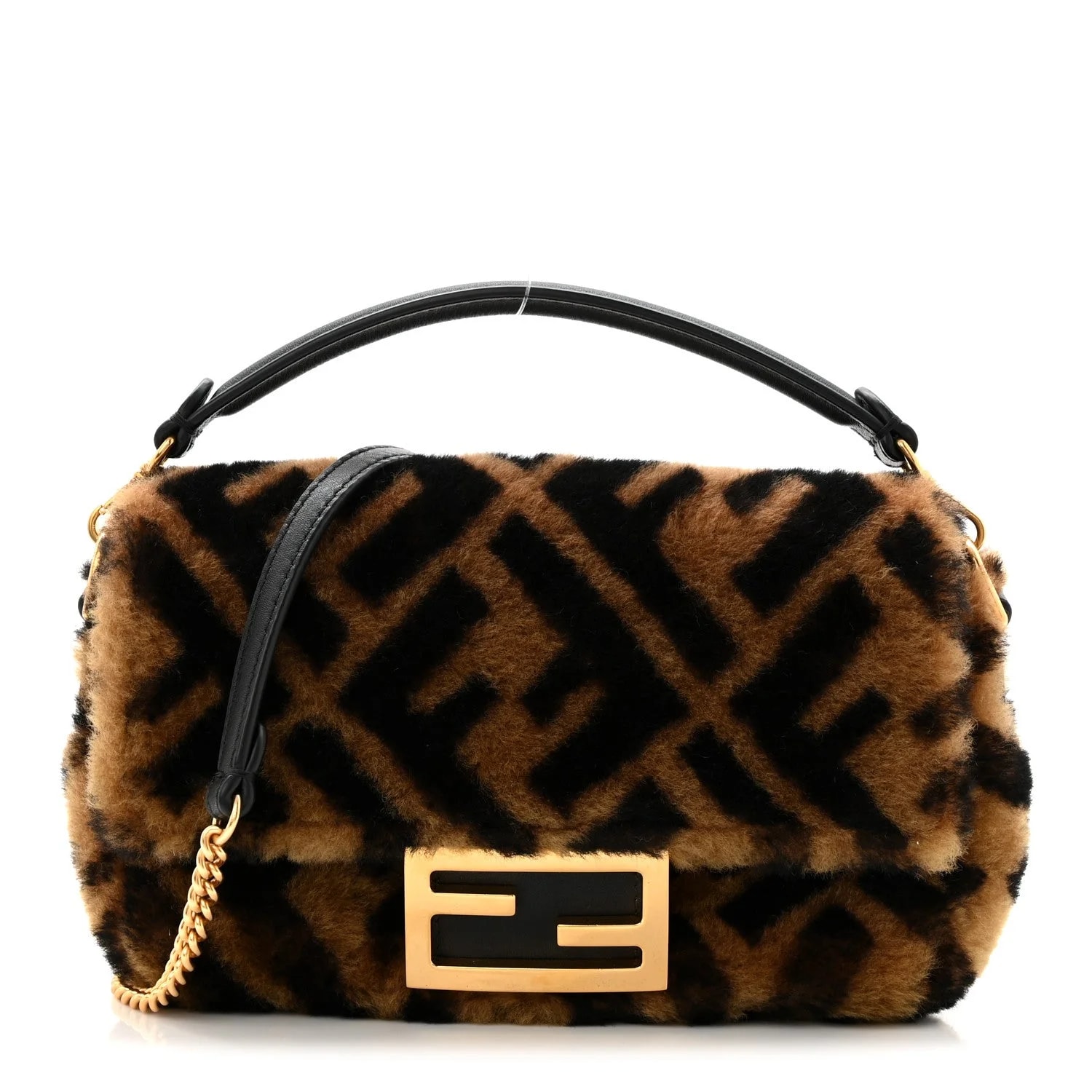 Fendi — Vitello Dolce Macro 1974 Mini Baguette — Handbag — resale