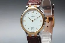 Omega de Ville Cal.1436 196.0136 Roman Quartz From Japan 3