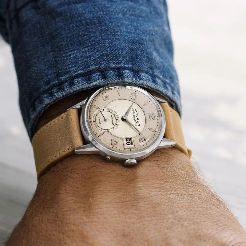 1950s Movado Calendoplan 'Anti-Dust Sport' 2