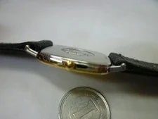 Omega Quartz Leather Band B- From Japan 4