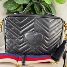 Authentic Gucci GG Marmont Matelasse Camera Crossbody 3