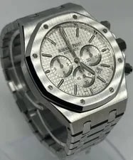 Audemars Piguet — Audemars Piguet Royal Oak Chronograph 41mm White Dial Steel 26320ST.OO.1220ST — Watch — resale