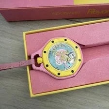 Audemars Piguet X Swatch Royal Pop Otg Roz Quartz Pink Band Blue Dial 3