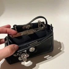 Auth Fendi Micro Peekaboo Flower Crossbody W/ Strap Japan 4