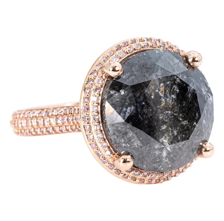 Diamonds Mine — 14k Rose Gold 16.44cttw and Round Diamonds Engagement — Jewelry — resale