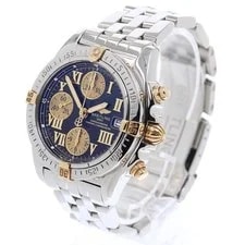 Breitling — Breitling Chronomat B13358 39mm SS Black / Gold #C19571 — Watch — resale