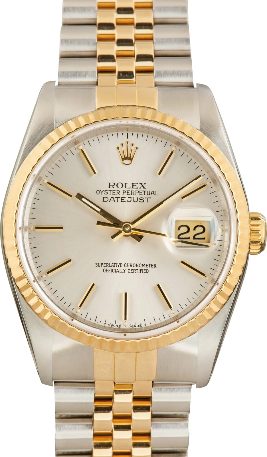 Two Tone Rolex Datejust 36 Ref 16233 Silver Dial 2